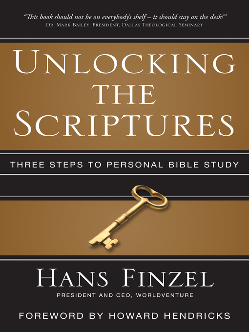 Title details for Unlocking the Scriptures by Hans Finzel - Available